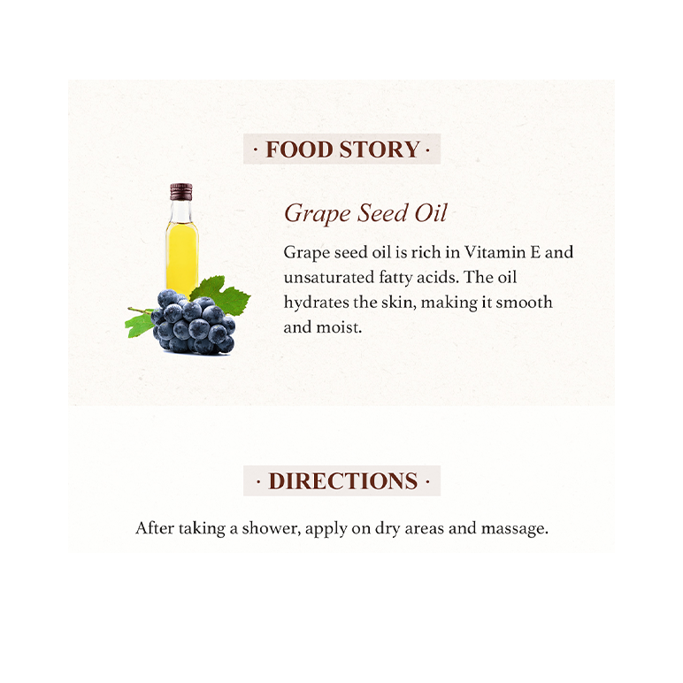 SKINFOOD Grape Seed Oil Body Lotion